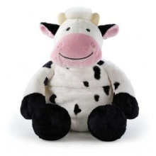 Brinquedo da vaca da fazenda dos desenhos animados da peluche